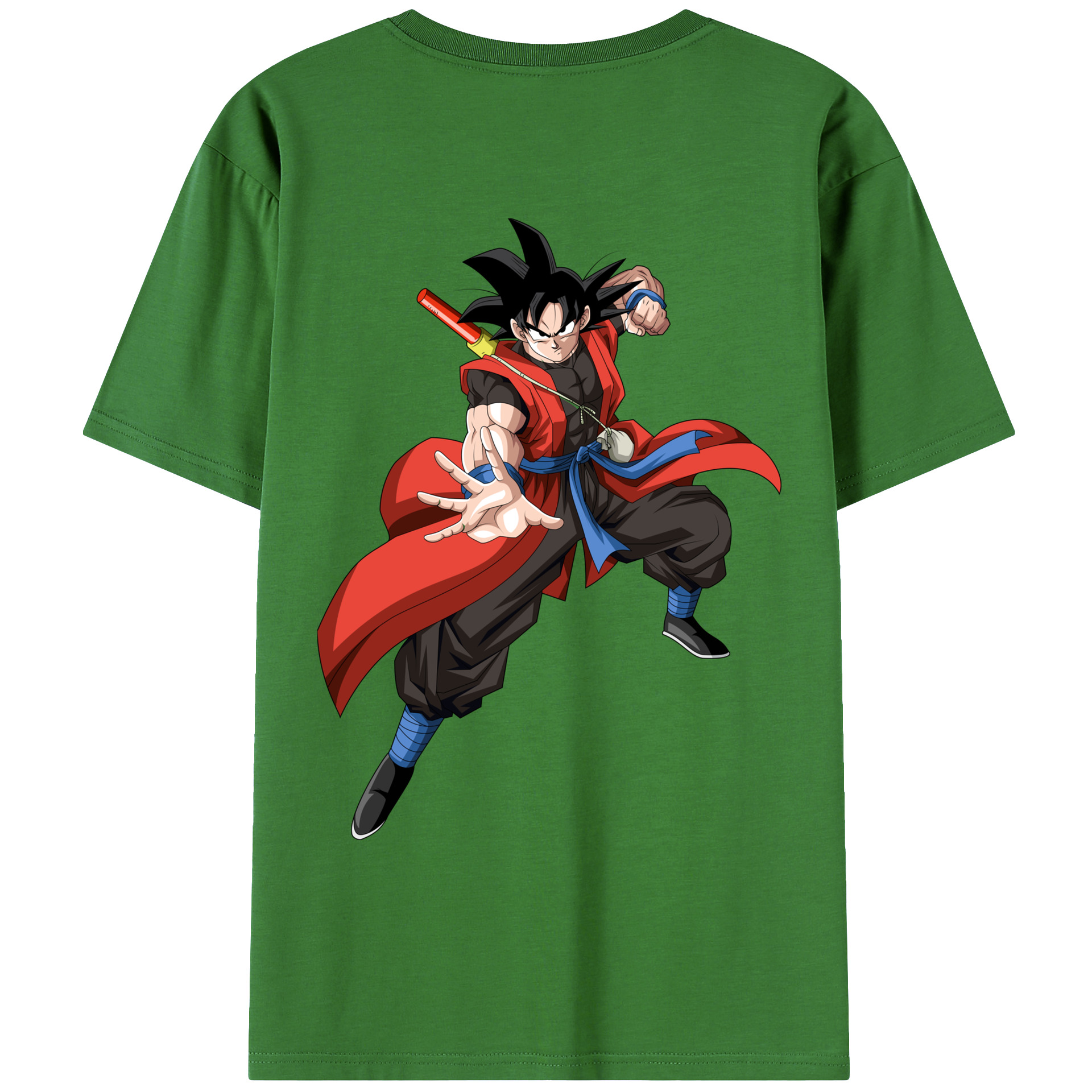 （画像用） ドラゴンボール 孫悟空（そん ごくう）Son Goku カカロット DRAGON BALL Kakarotto レディース半袖Tシャツ(バックプリント)
